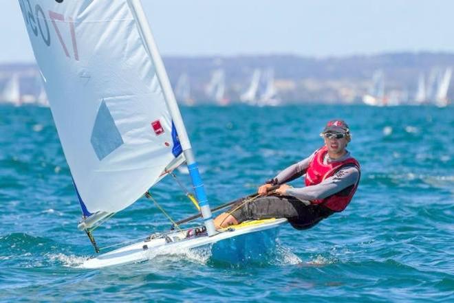 Rohan Langford won all eight races in the Laser Radial class - Tasmanian Championship &copy; Gary Langford